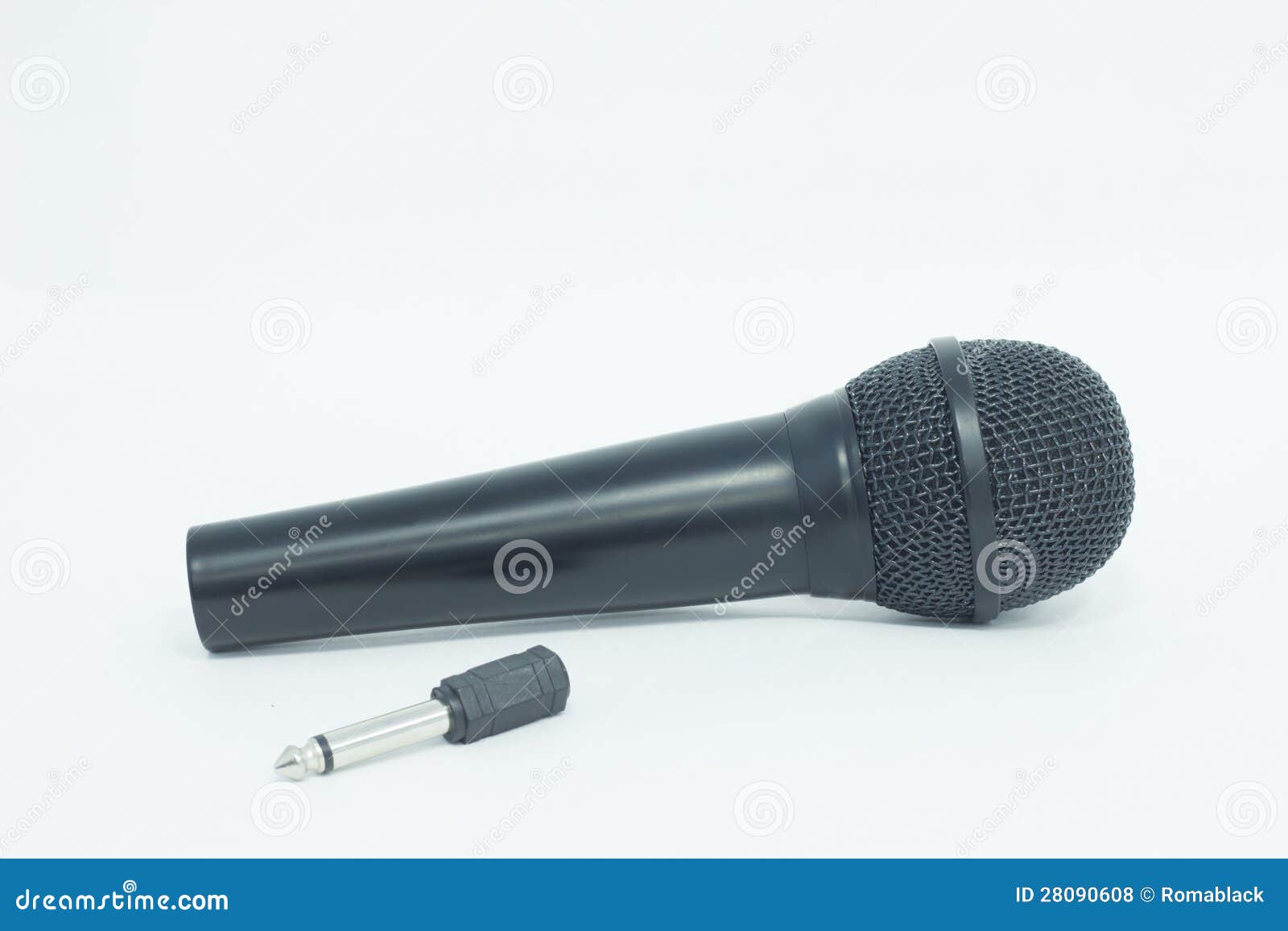 Microphone with jack stock photo. Image of metal, audio 28090608