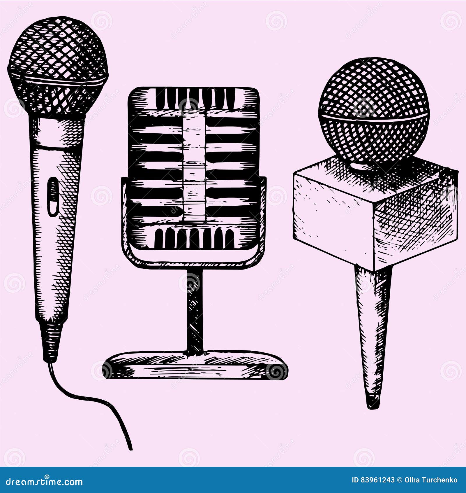 Microphone For Karaoke Parties RoyaltyFree Stock Photo CartoonDealer