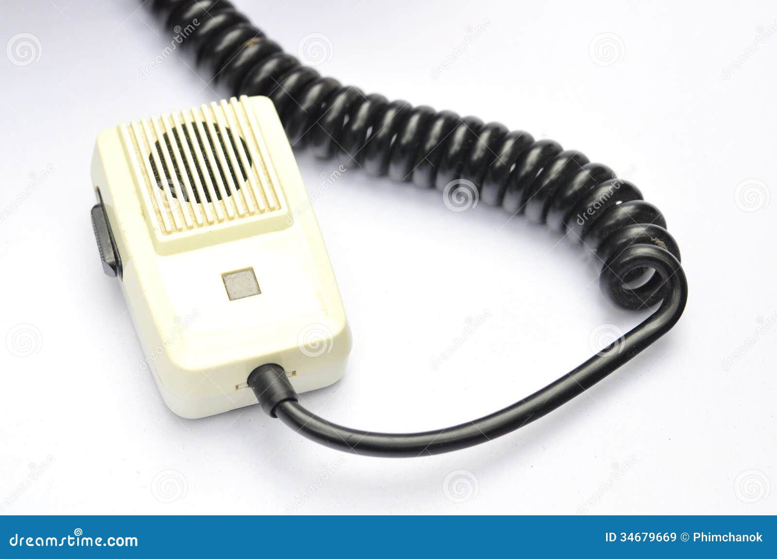 Microphone for megaphone stock image. Image of equipment 34679669