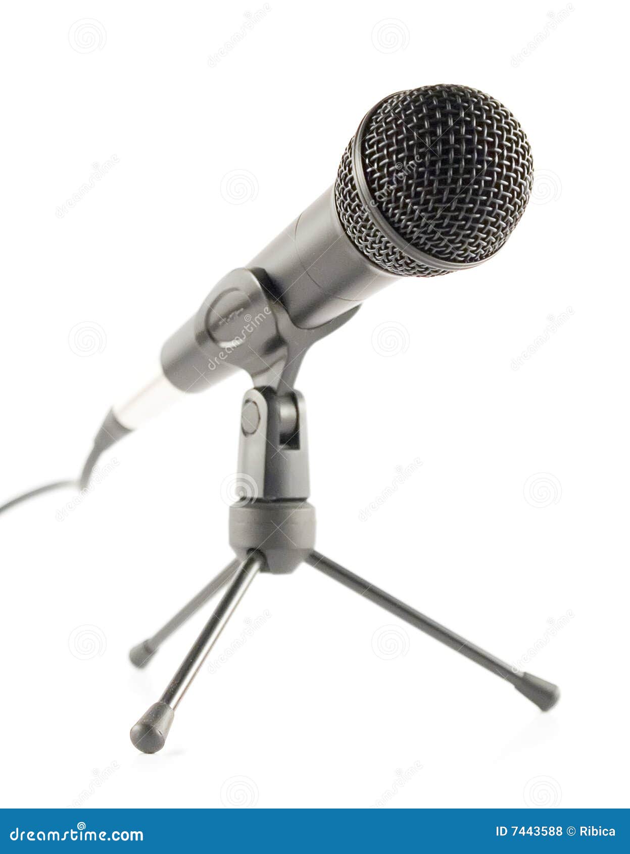 Microphone stand up stock photo. Image of communications 7443588