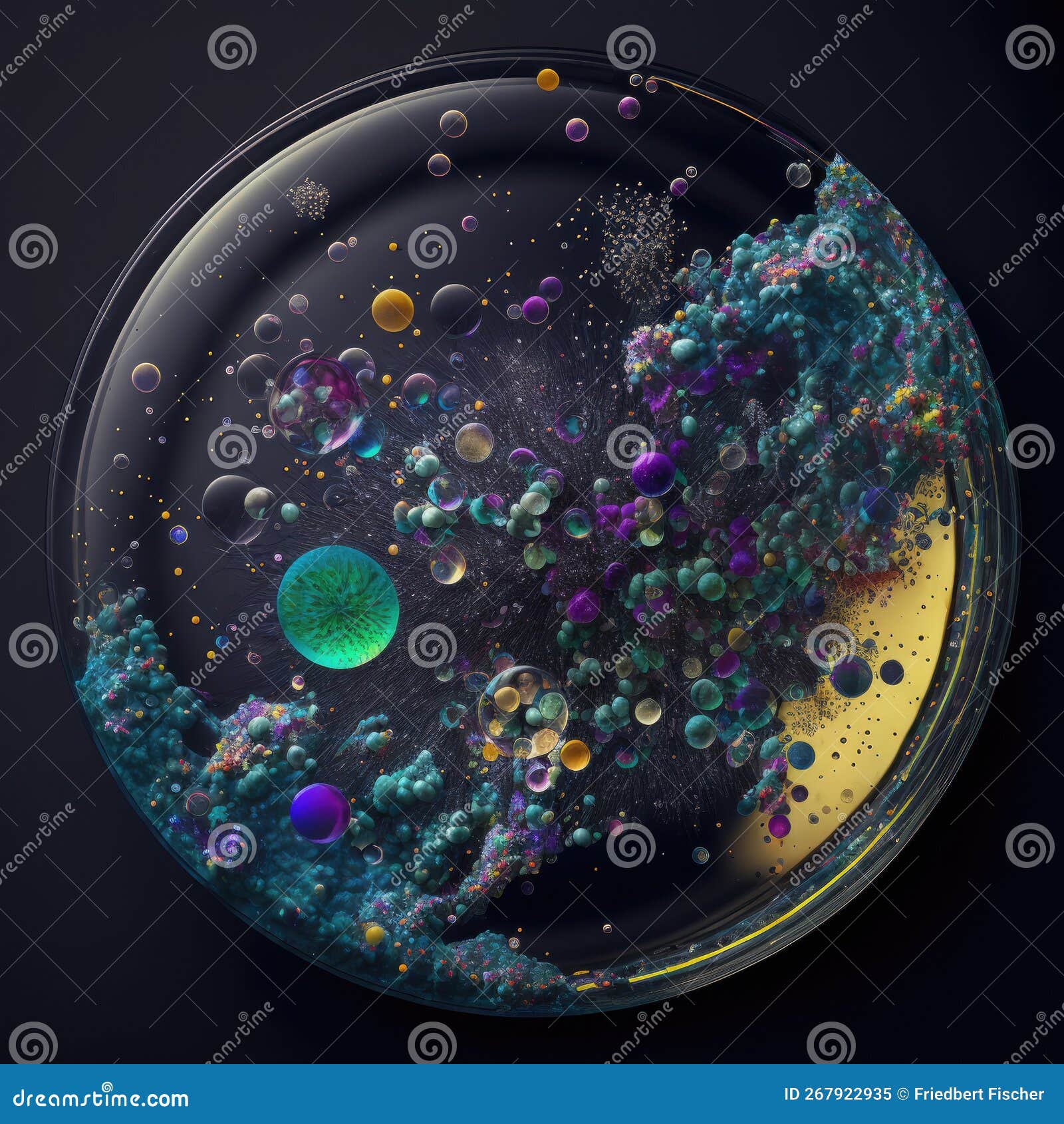 Microplastic Particles In Petri Dish, Tiny Plastic Specs Found In