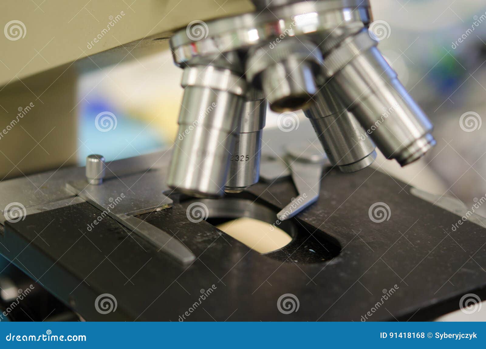 Microscope stock photo. Image of microscopic, science 91418168