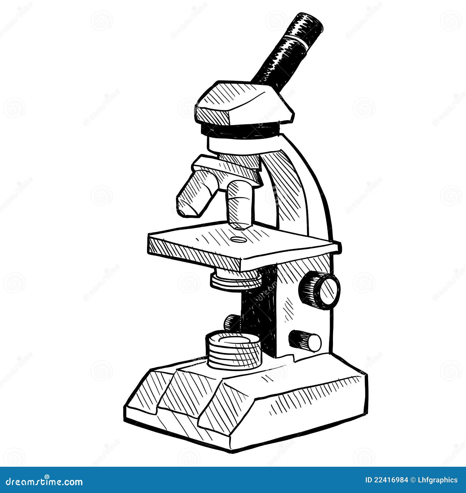 microscope drawing