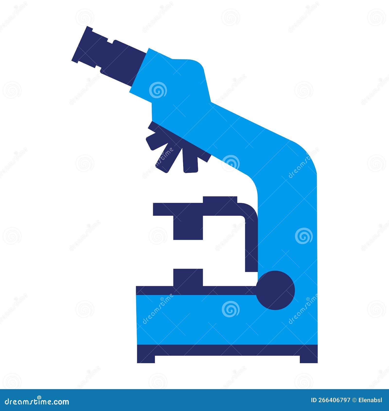 Microscope and Science Equipment Icon Stock Vector Illustration of