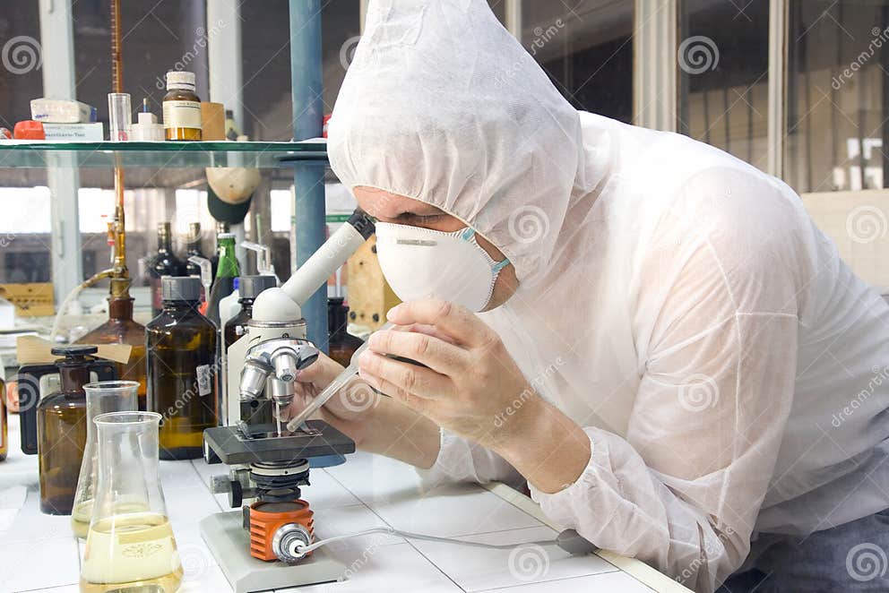 Microscope job stock image. Image of medical, college 9785237