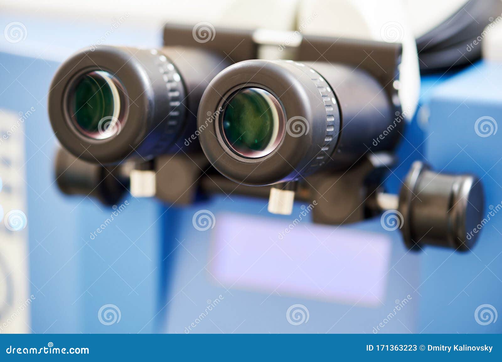 Microscope for Ophthalmological Eye Correction Laser Operation Stock