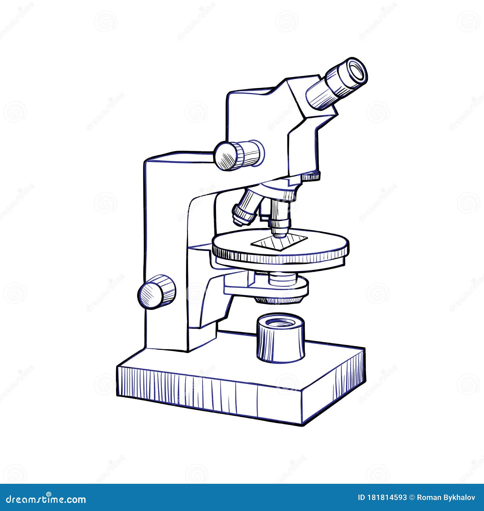 How to Draw a Microscope  Easy Drawing Art