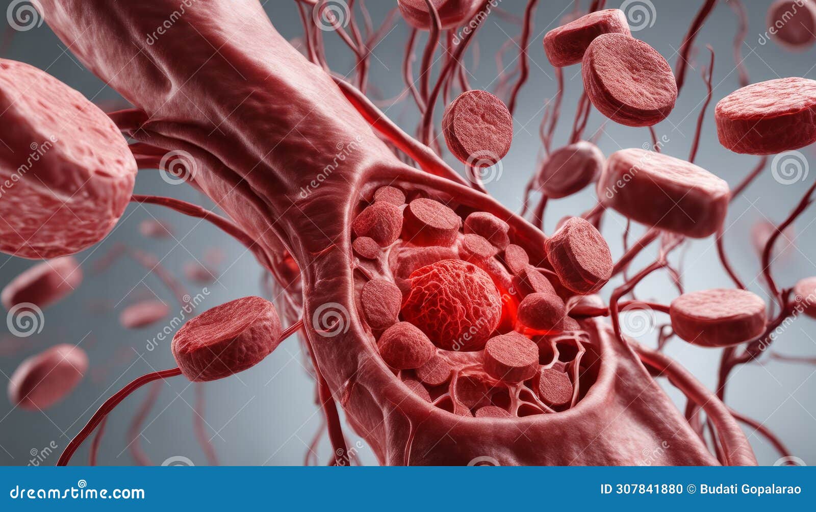 a microscopic view of a cell structure, showcasing the intricate network of organelles and cytoplasm