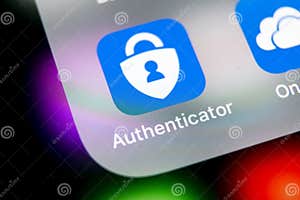 Microsoft Authenticator Logo Stock Illustration CartoonDealer 