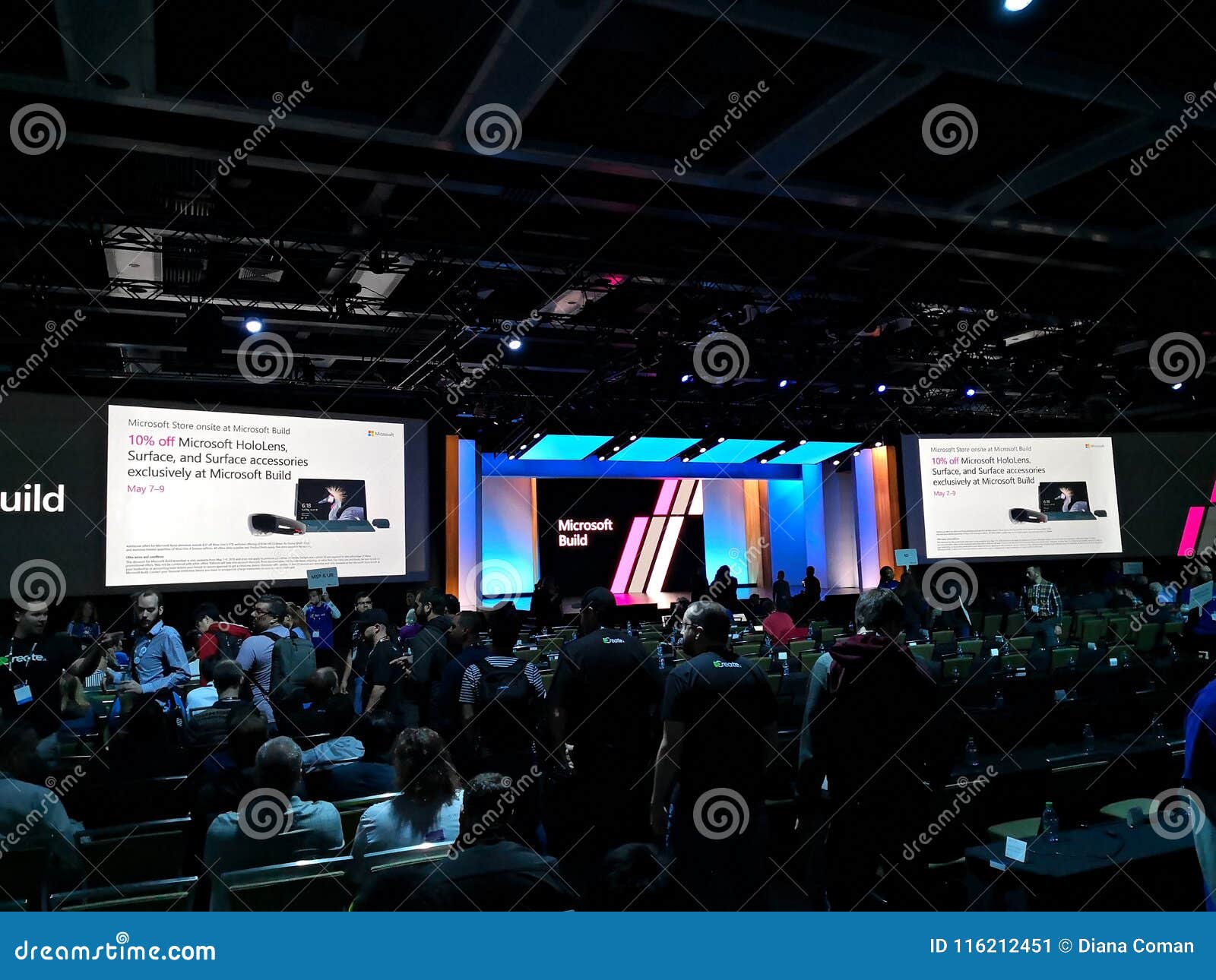 Microsoft Build 2018 Conference in Seattle Editorial Photo Image of