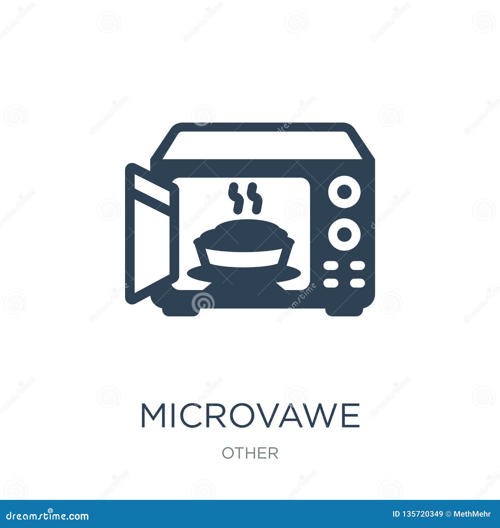 microvawe icon in trendy  style. microvawe icon  on white background. microvawe  icon simple and modern flat