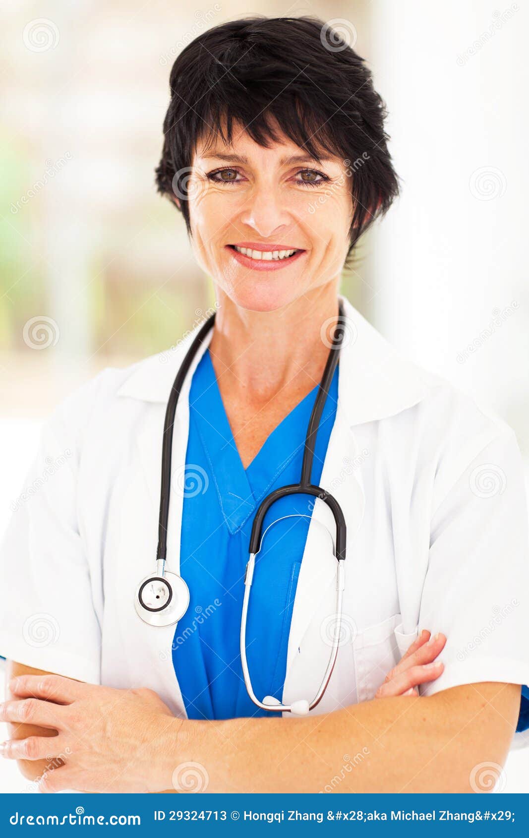 Mid Age Medical Professional Stock Image - Image of mature, arms: 29324713
