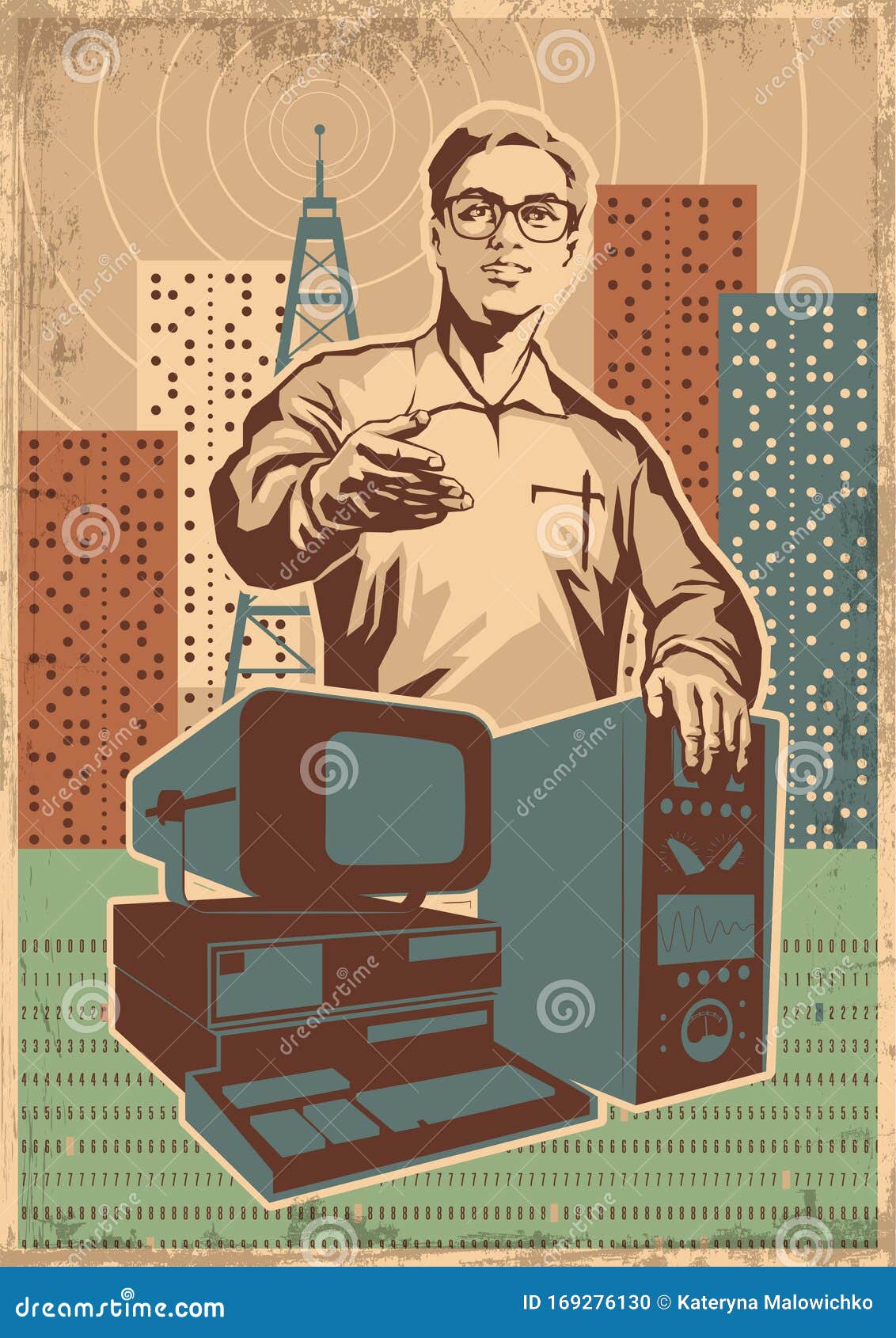 Punchcard Cartoons, Illustrations & Vector Stock Images 17 Pictures