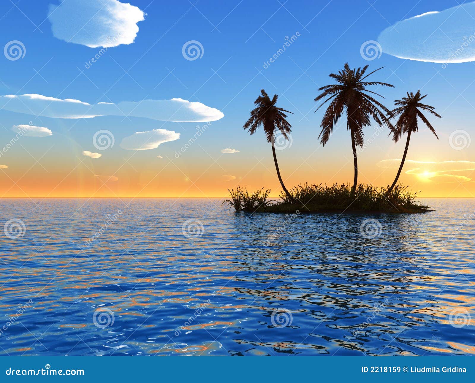 Mid_island_cs_2 stock illustration. Illustration of peaceful 2218159