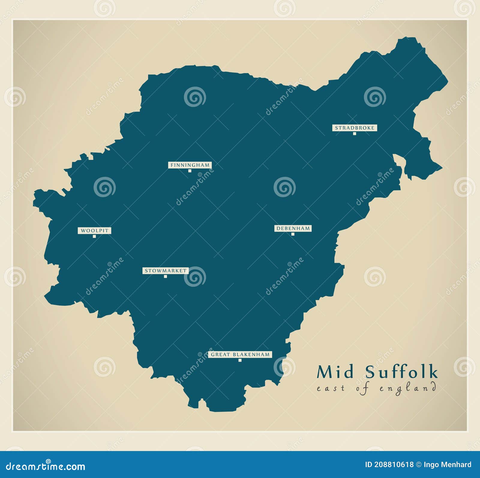 Uk map suffolk Aldeburgh Map