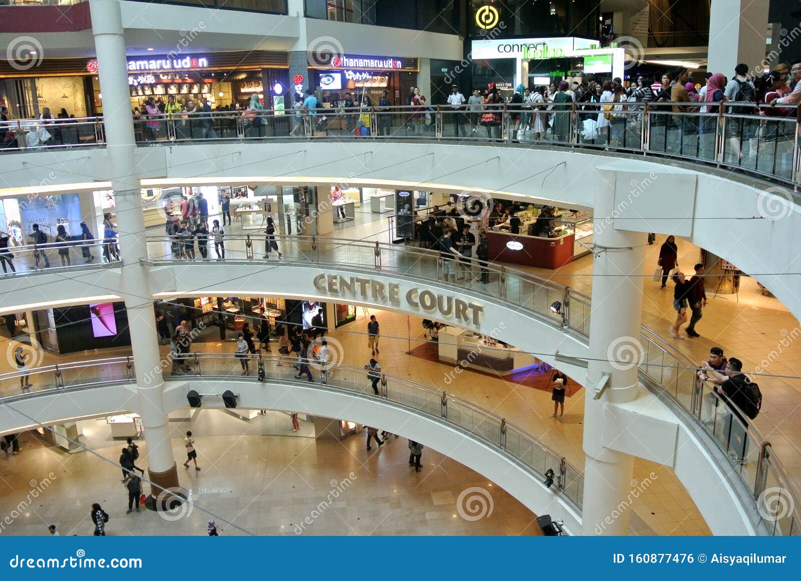 Mid Valley Megamall Shopping Mall Main Atrium. Editorial Photo