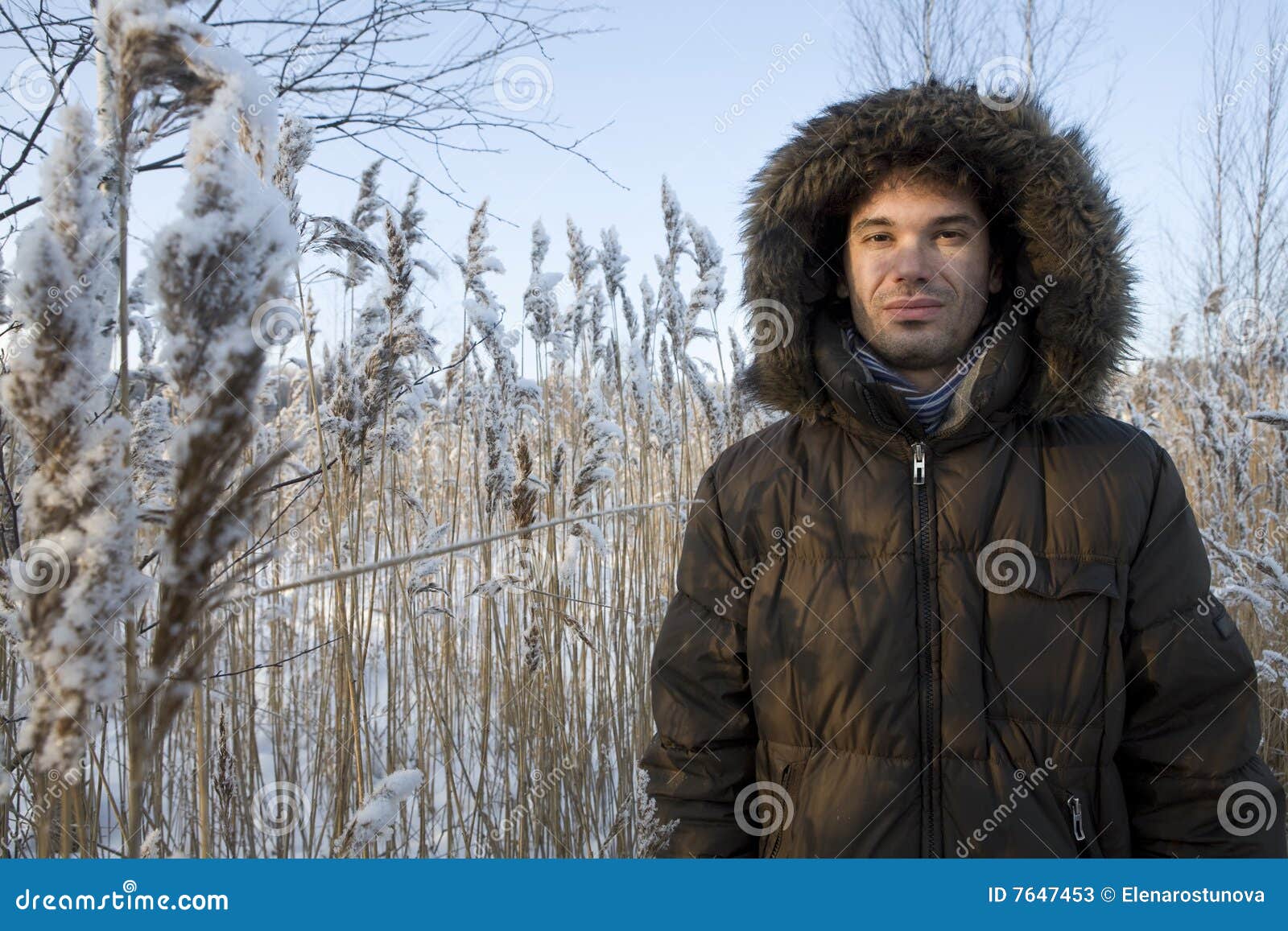 Middle-age Man. Winter Time Stock Image - Image of winter, middleage ...