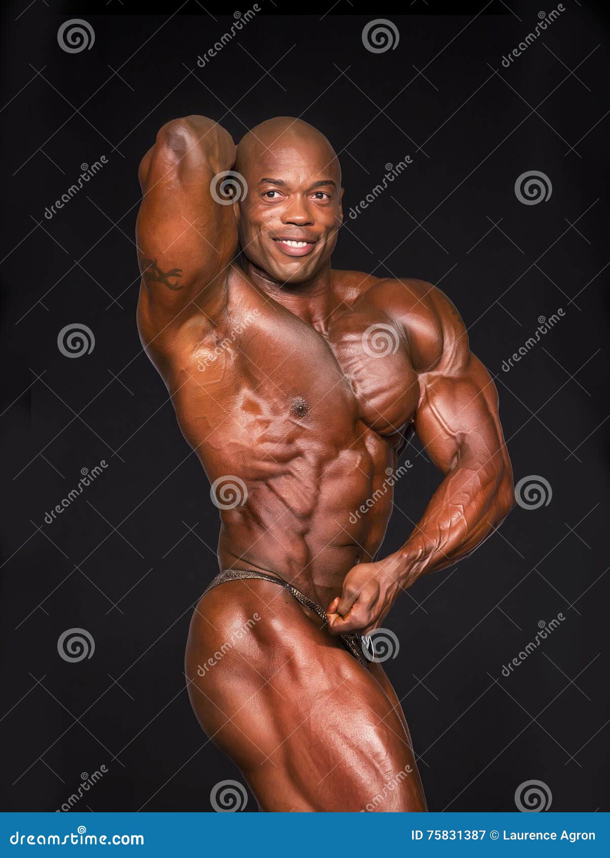 Buff, Middle-Aged Male Bodybuilder Editorial Photography - Image