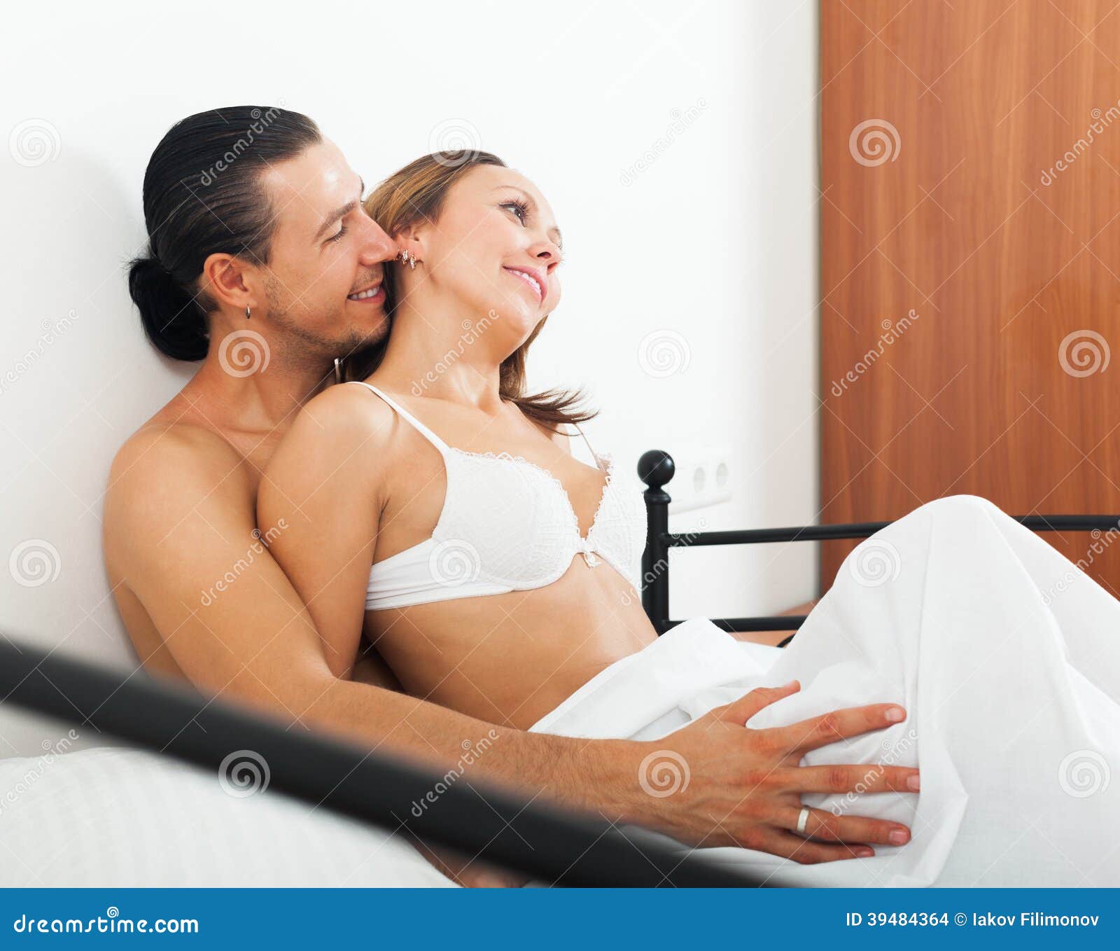 Middle Aged Lovers In Bed Stock Photo Image 39484364