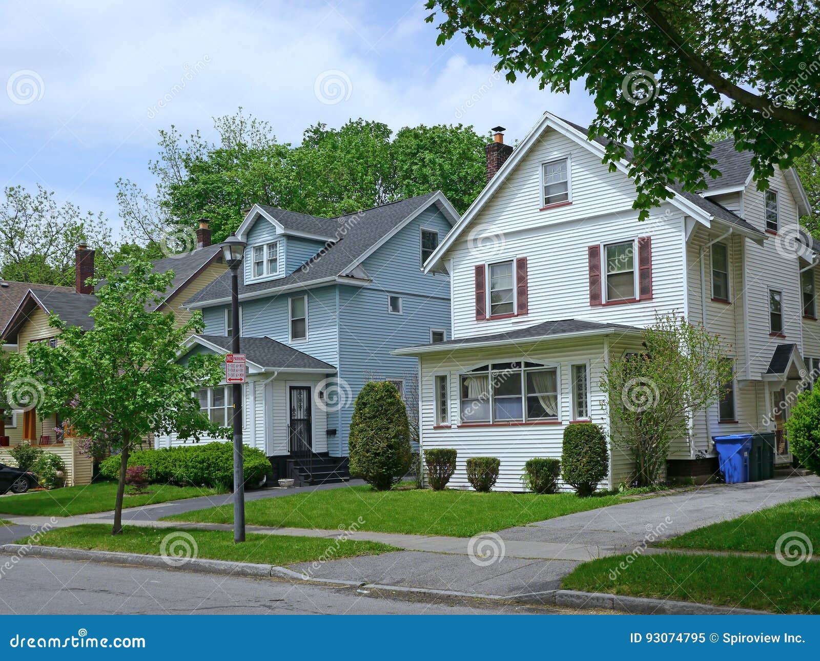 middle class suburban house