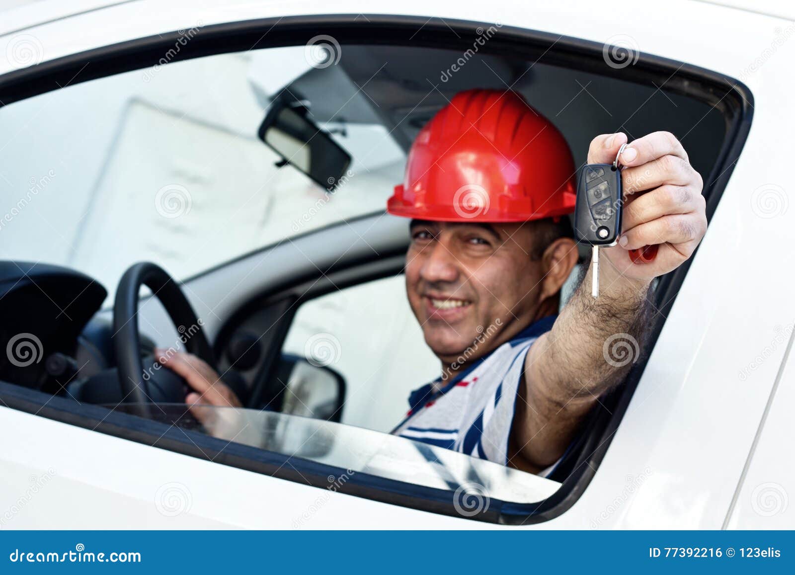 Middle Eastern Driver stock photo. Image of interior 77392216