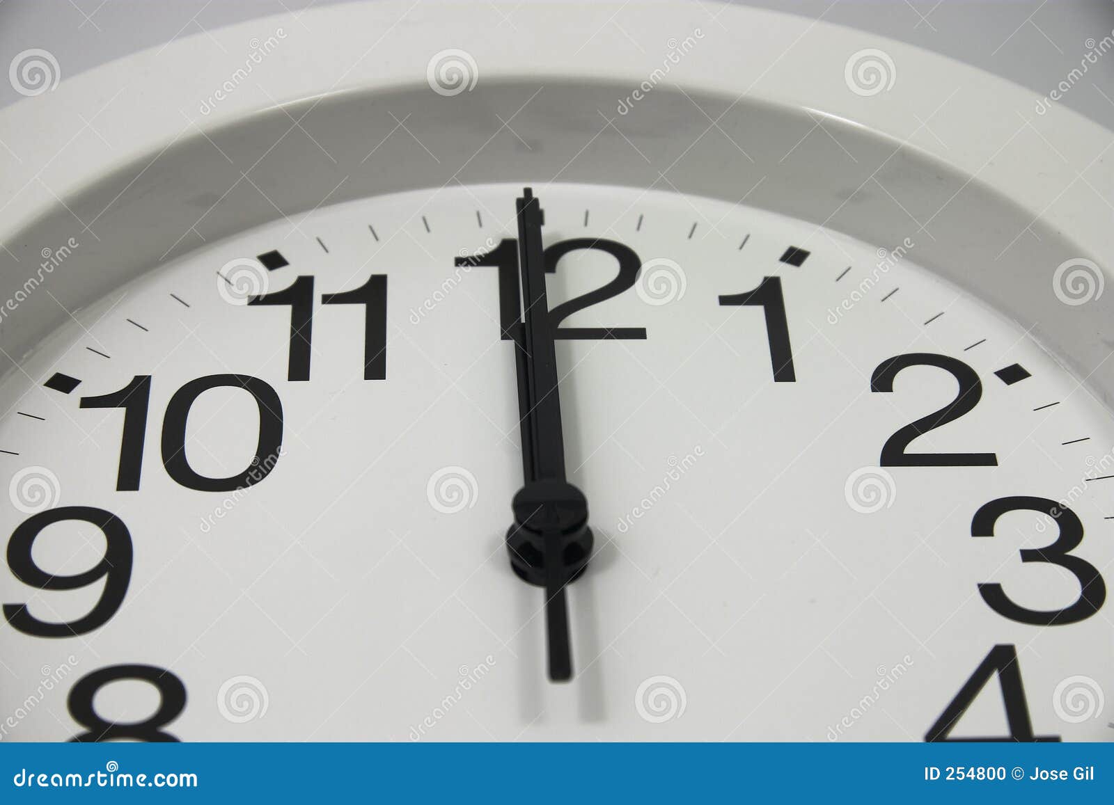 12pm clock Cut Out Stock Images & Pictures - Alamy