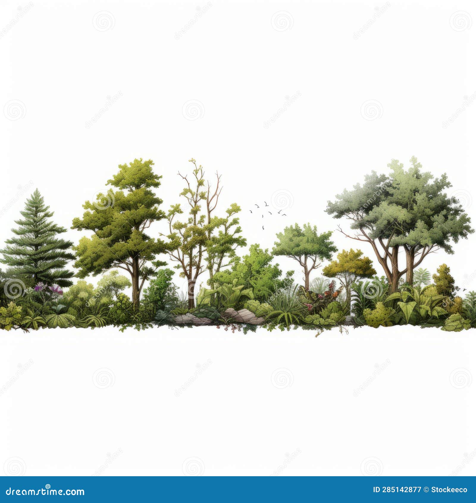 Midwest Deciduous Trees and Shrubs: a Sage Sheet Turnaround Stock