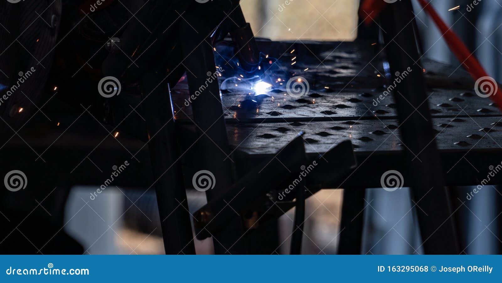 Mig Welding Up Close and Personal Stock Photo Image of welding