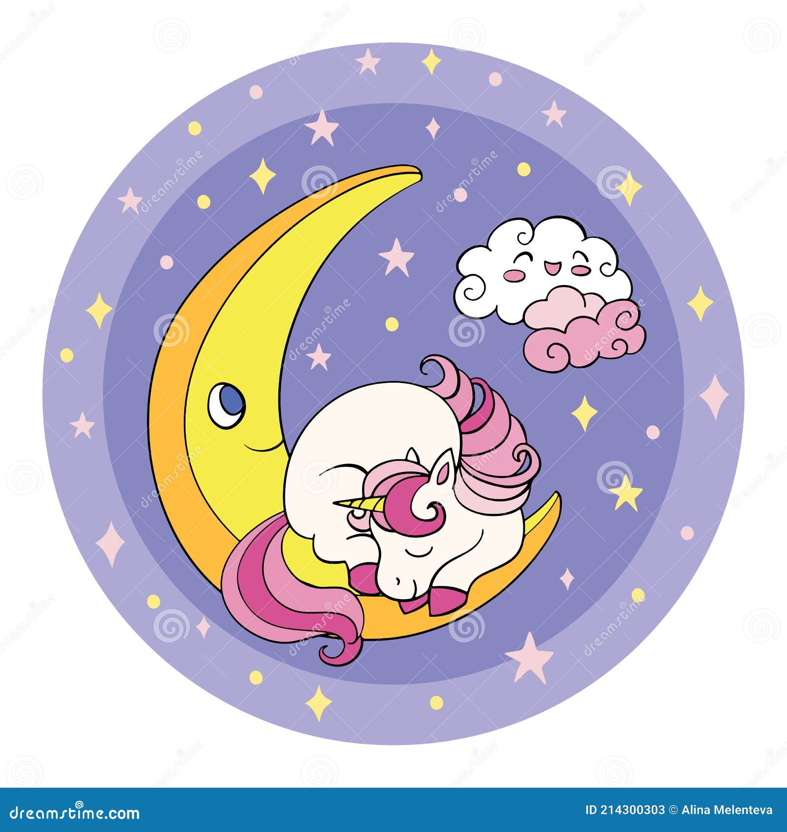Mignon Dessin Anime Bebe Licorne Dormir Sur Une Lune Illustration De Vecteur Illustration Du Drole Anniversaire Mignon Dessin Anime Bebe Licorne Dormir Sur Une Lune Illustration De Vecteur Illustration Du Drole Anniversaire
