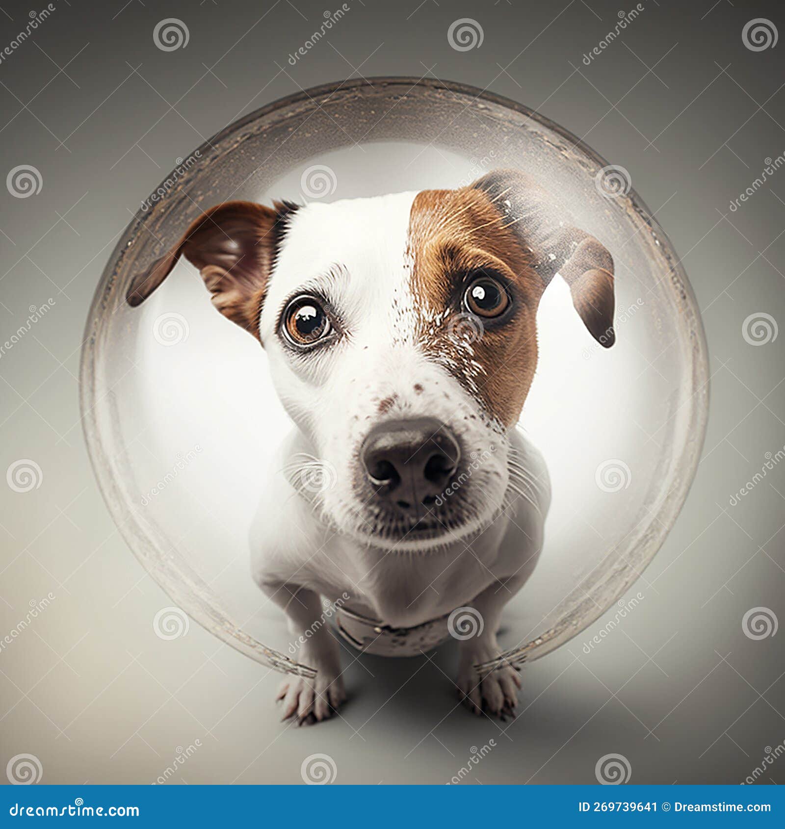 Mignon Jack Russel Cr Avec Intelligence Artificielle Poisson