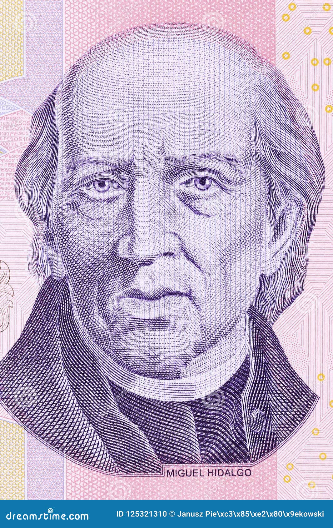 Miguel Hidalgo Y Costilla Portrait Stock Photo - Image of costilla, leader:  125321310