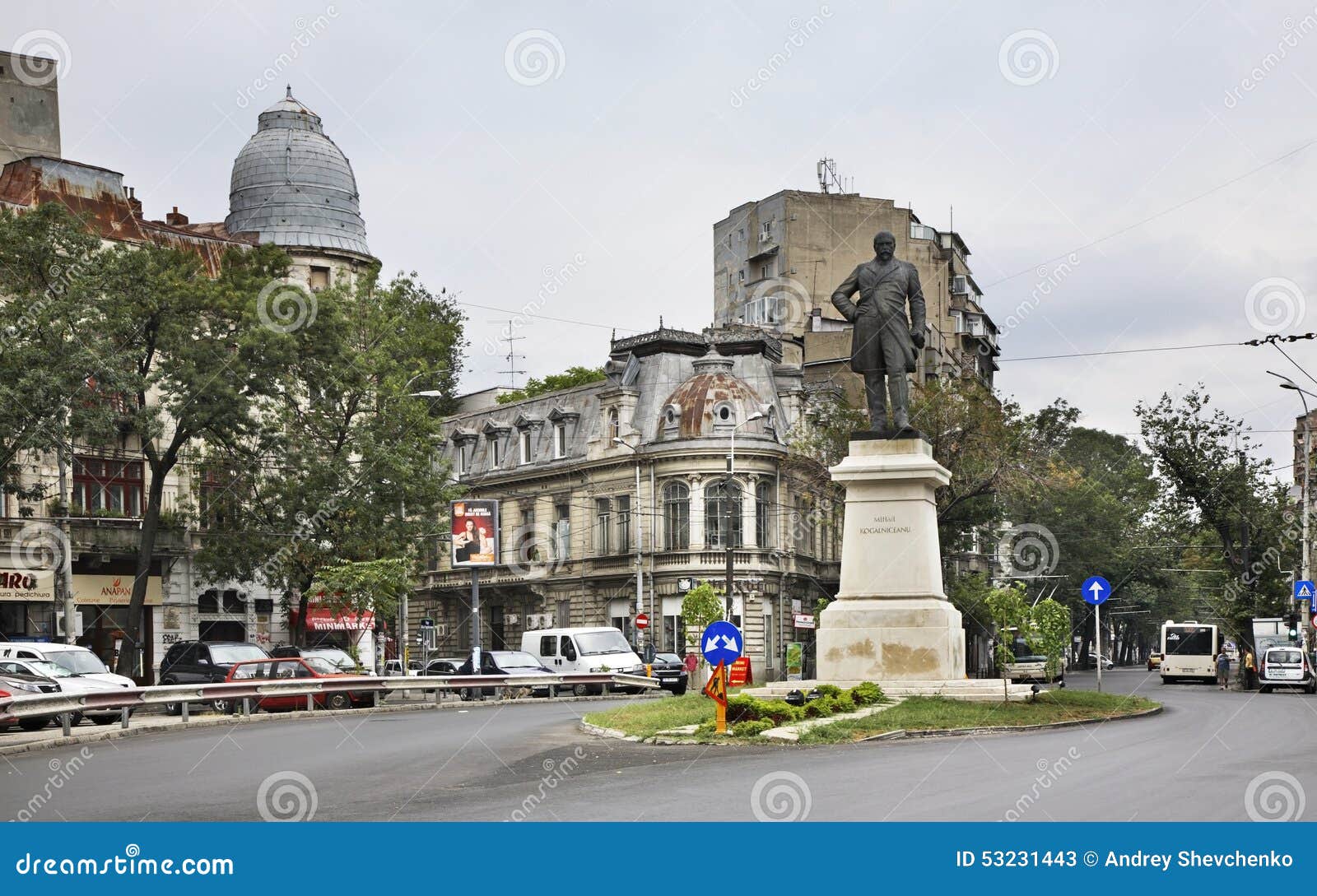 Mihail Kogalniceanu Square in Bucharest. Romania Editorial Stock Photo Image of romania