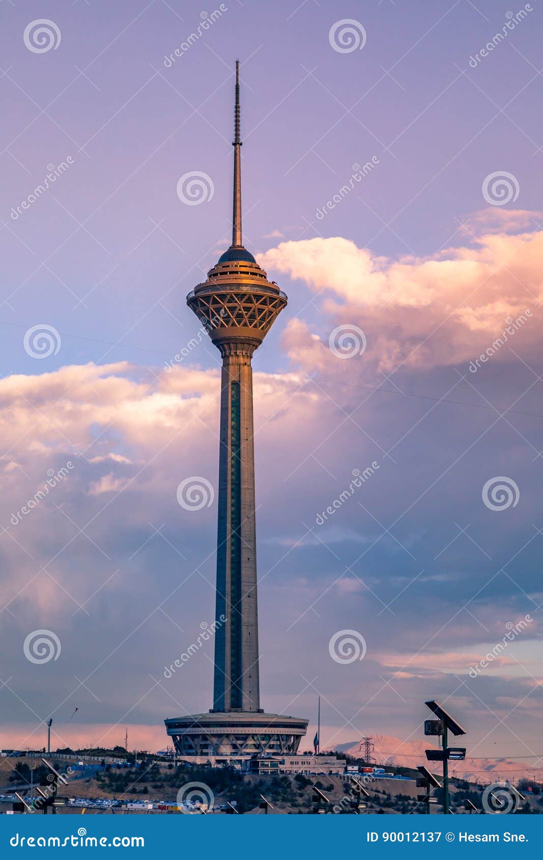 Milad Tower Also Known As The Tehran Tower Is A Multi Purpose Tower In Tehran Iran Royalty