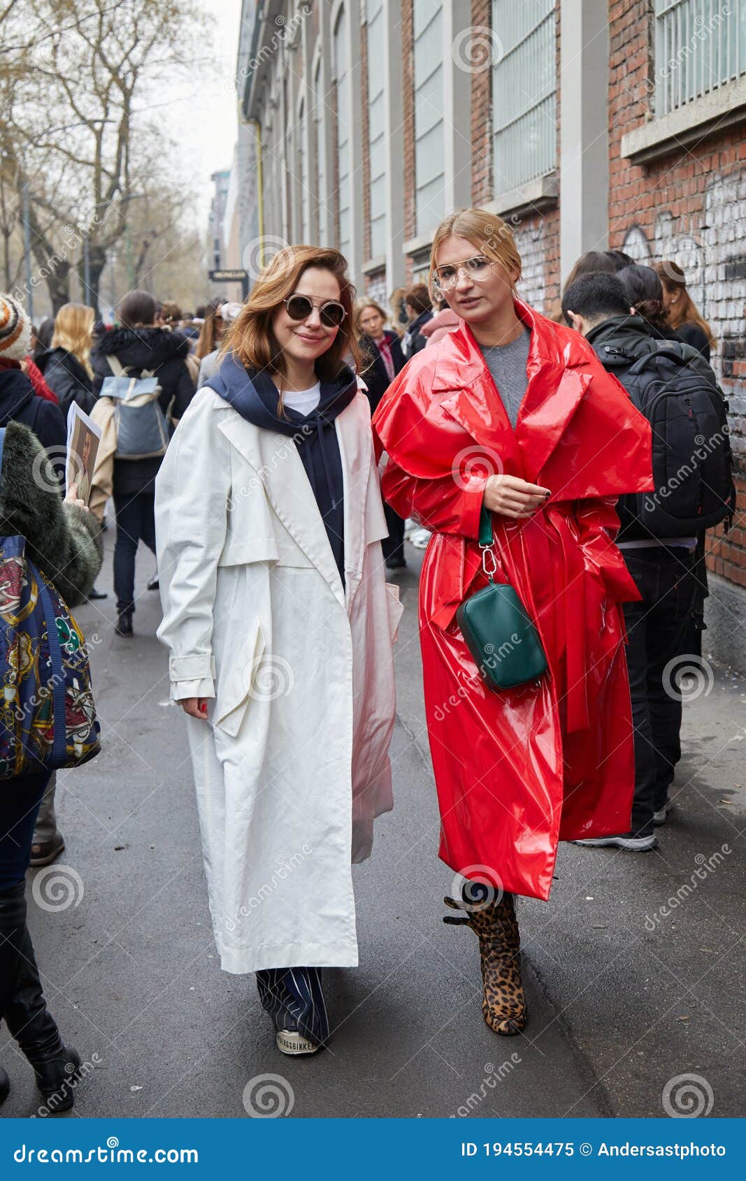 red fendi coat