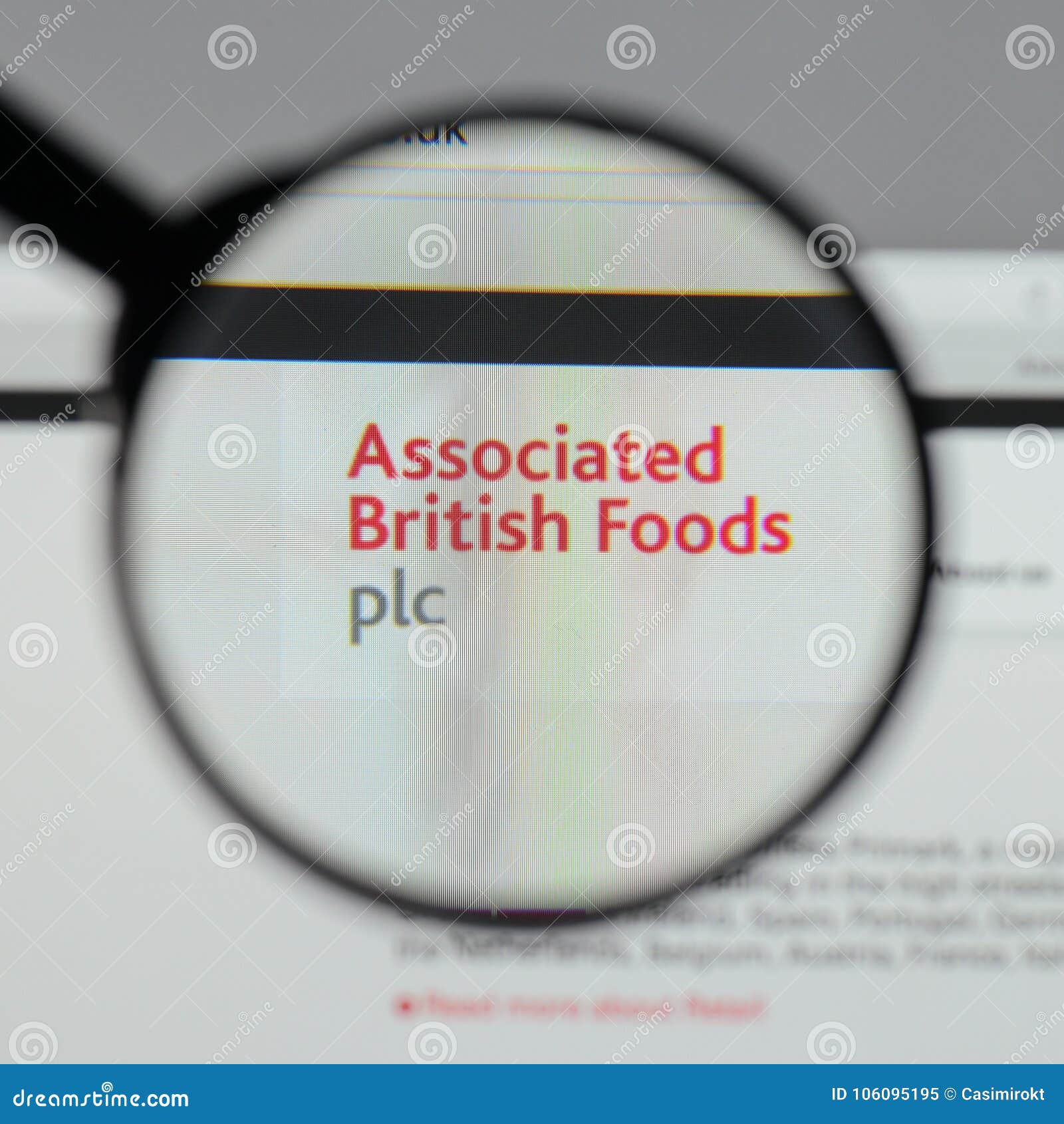 Milan, Italy - August 10, 2017: Associated British Foods Logo O ...