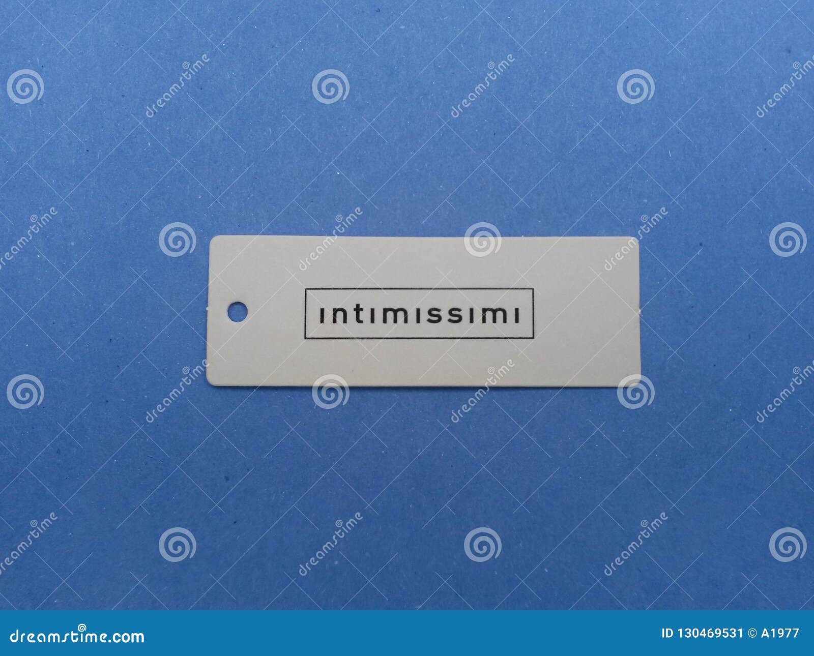 Intimissimi logo tag editorial photo. Image of undies - 130469531