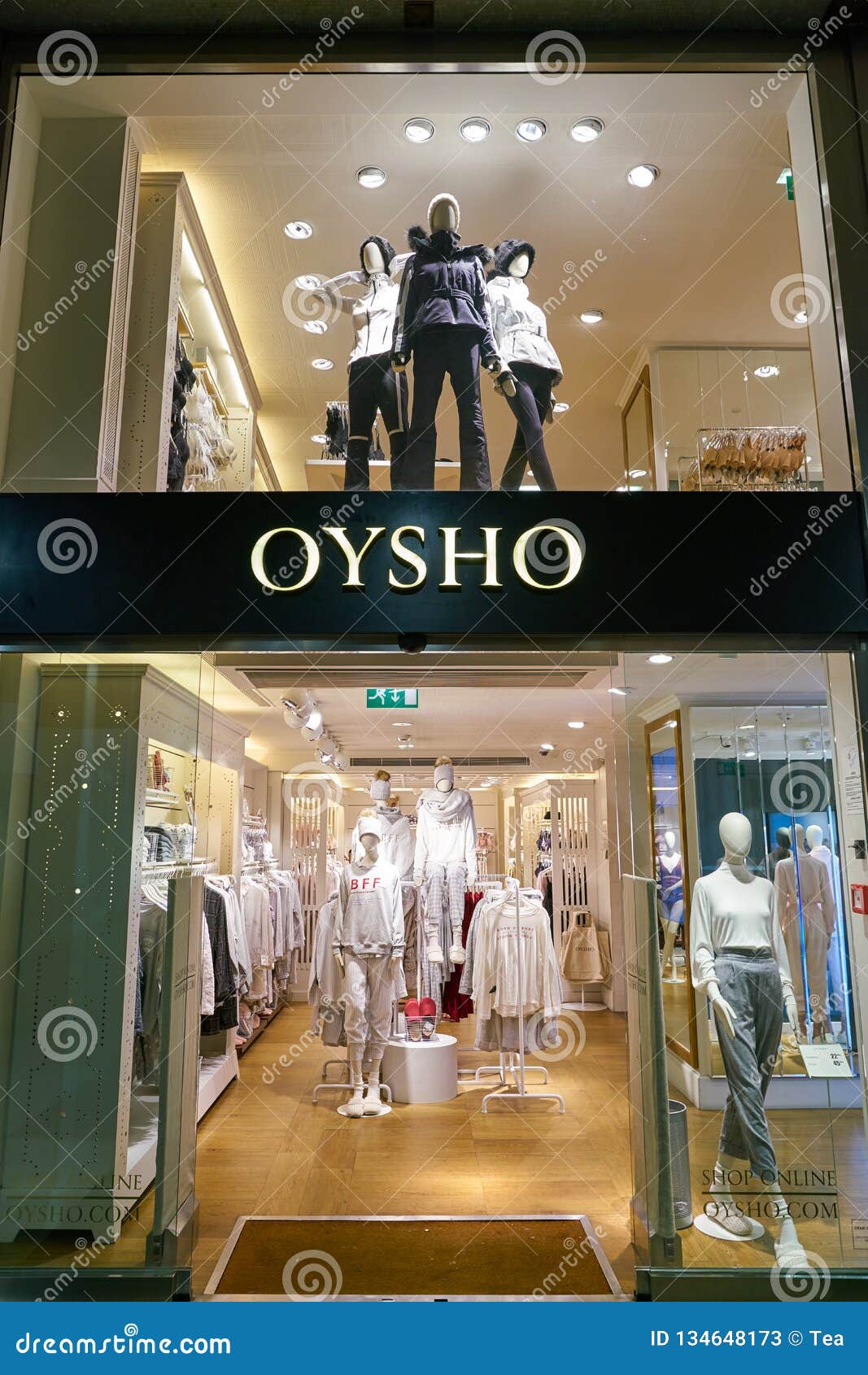 Oysho editorial stock photo. Image of oysho, outlet - 134648173