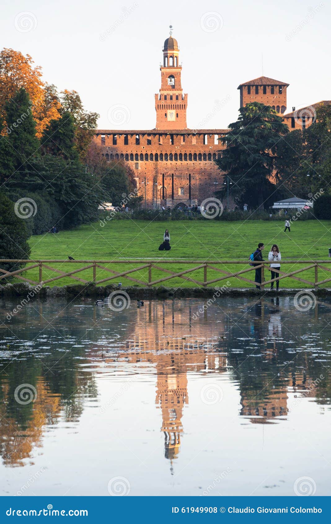 Milan (Italy) at fall editorial stock photo. Image of outdoor - 61949908