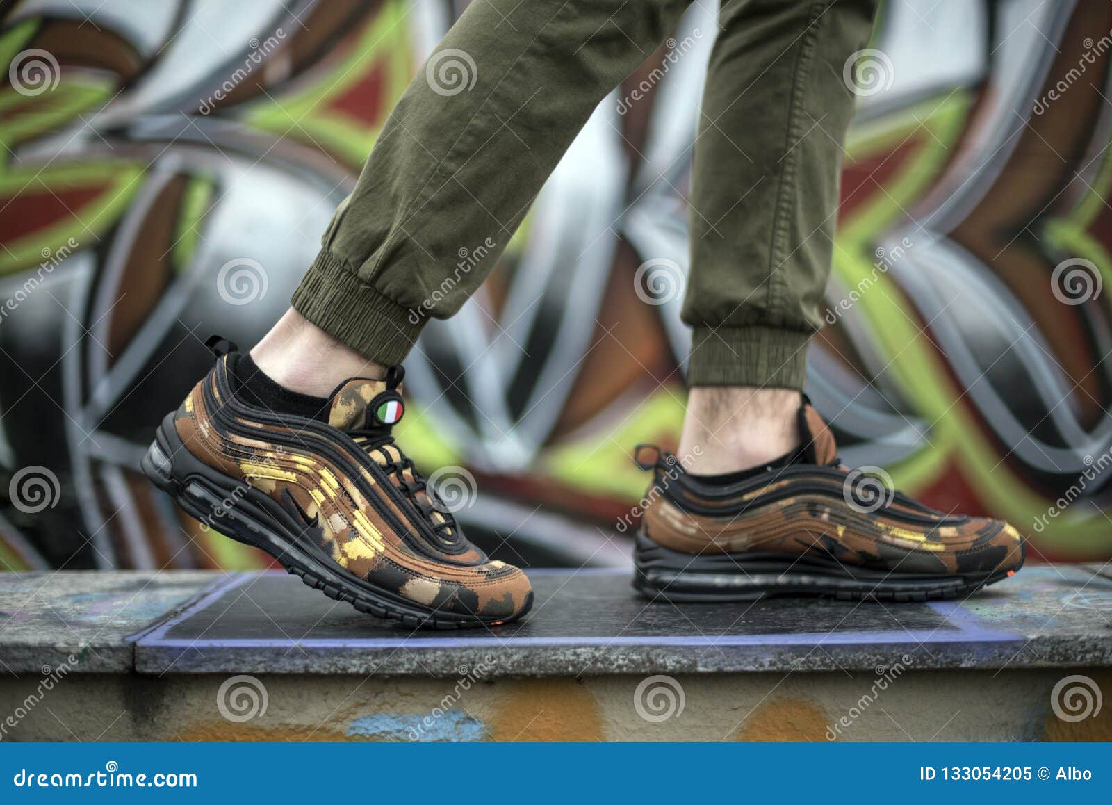 Lyricist Already Earthenware Nike Air Max 97 Premium Camo Pack Italy Editorial Image - Image of jogging,  outdoor: 133054205