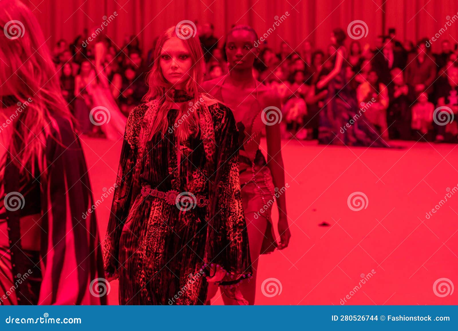 MILAN, ITALY - FEBRUARY 22: Models Walk the Runway Finale at the ...