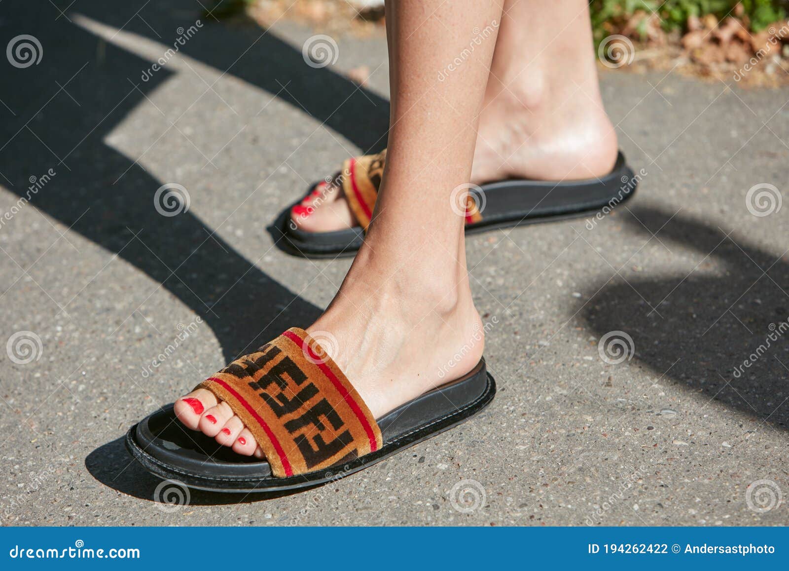 Fendi Sandals (Authentic), Luxury, Sneakers & Footwear on Carousell