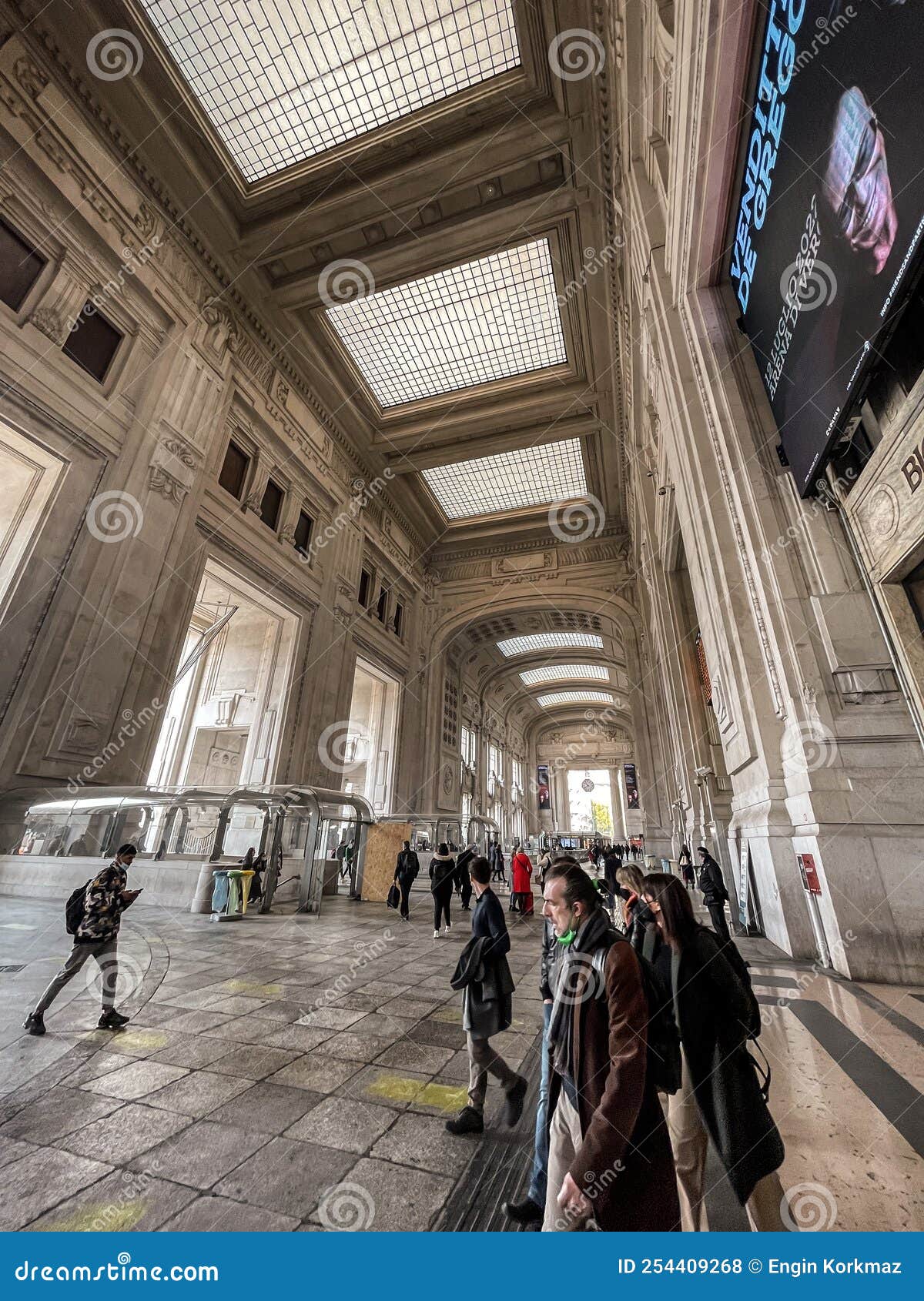 Architectural Detail from the Milano Centrale, the Main Railway Station ...