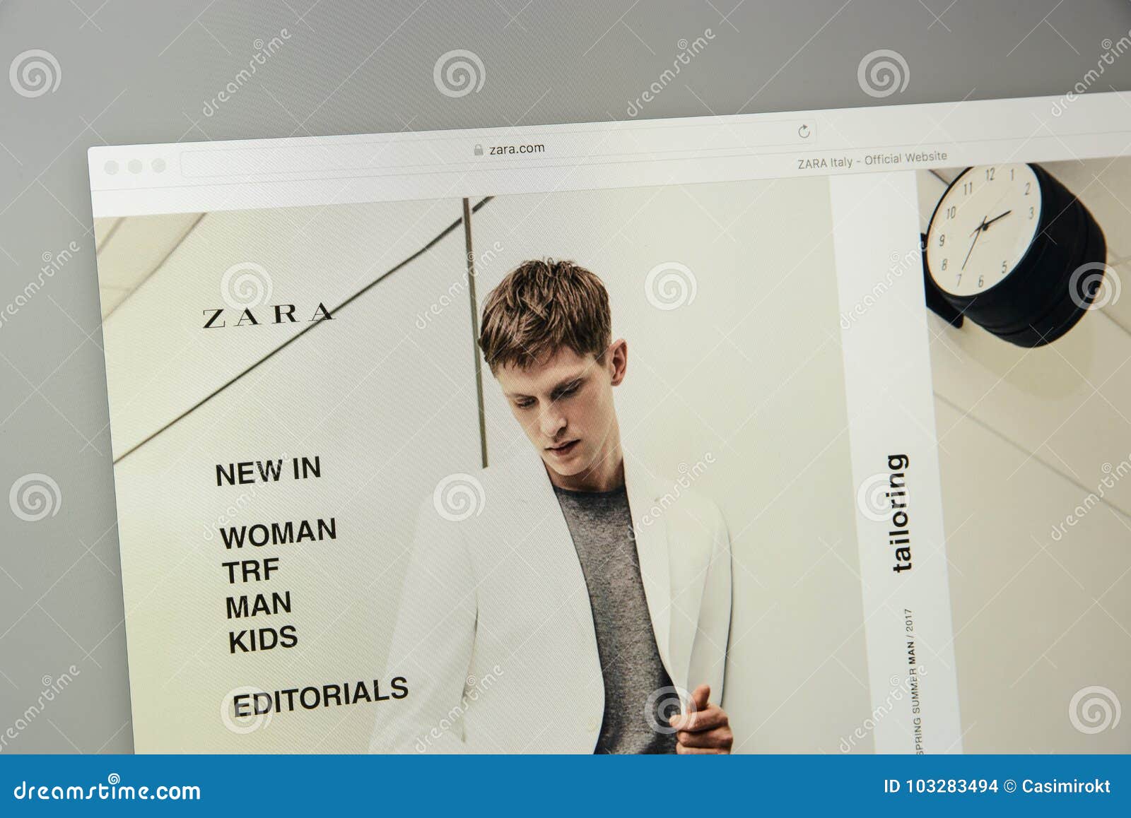 zara man website