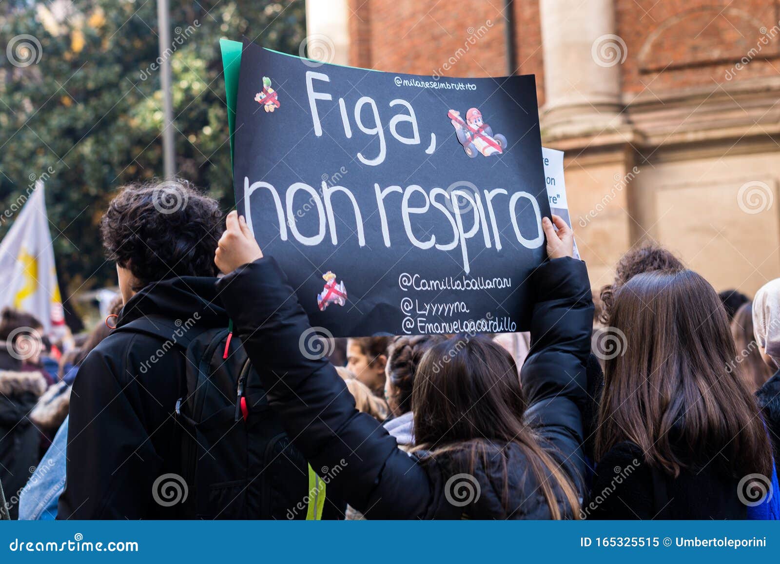 Milan, Italy November 29 Fridays for Future Strike Protest, the