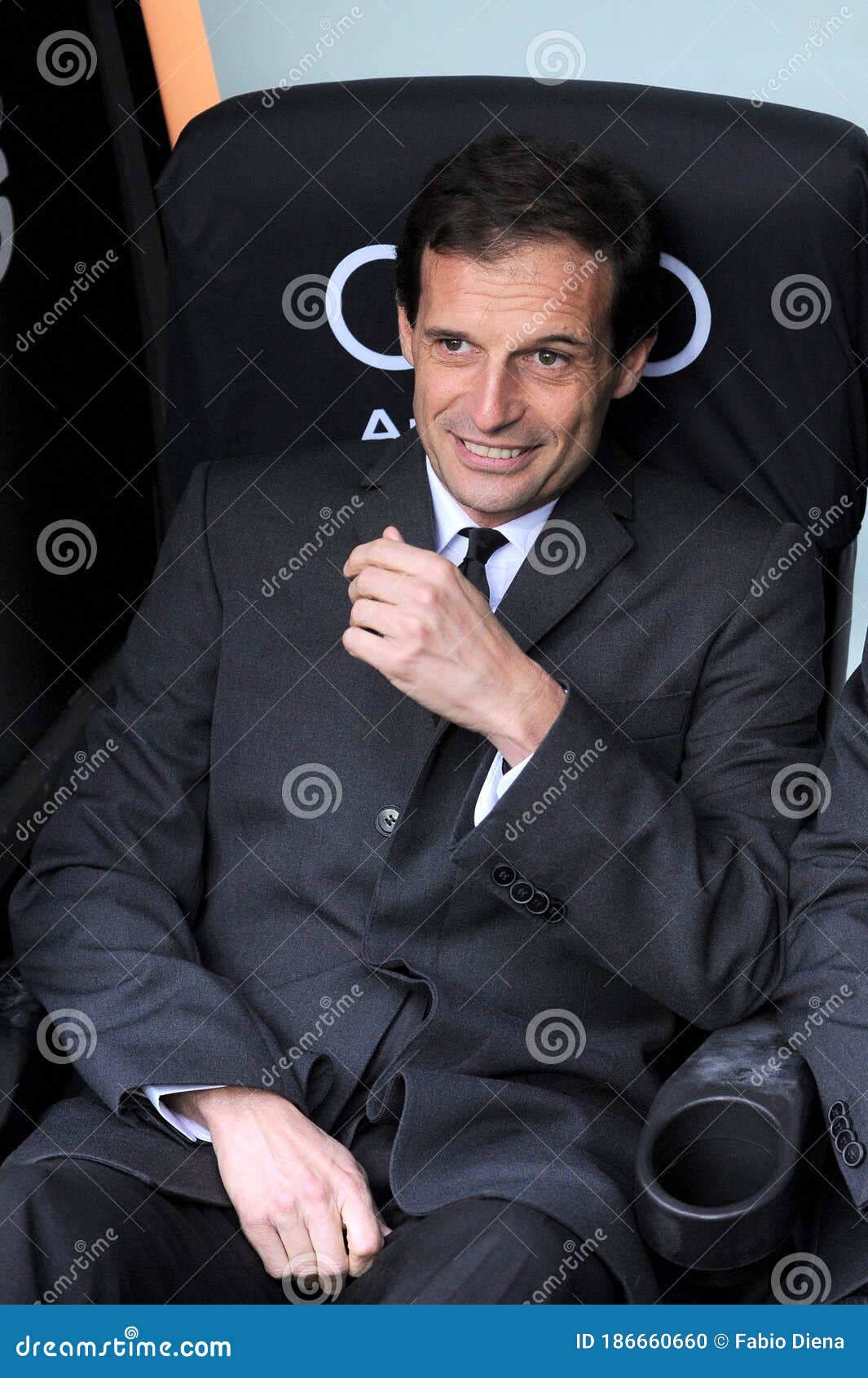 104 Milan Coach Massimiliano Allegri Images, Stock Photos, 3D