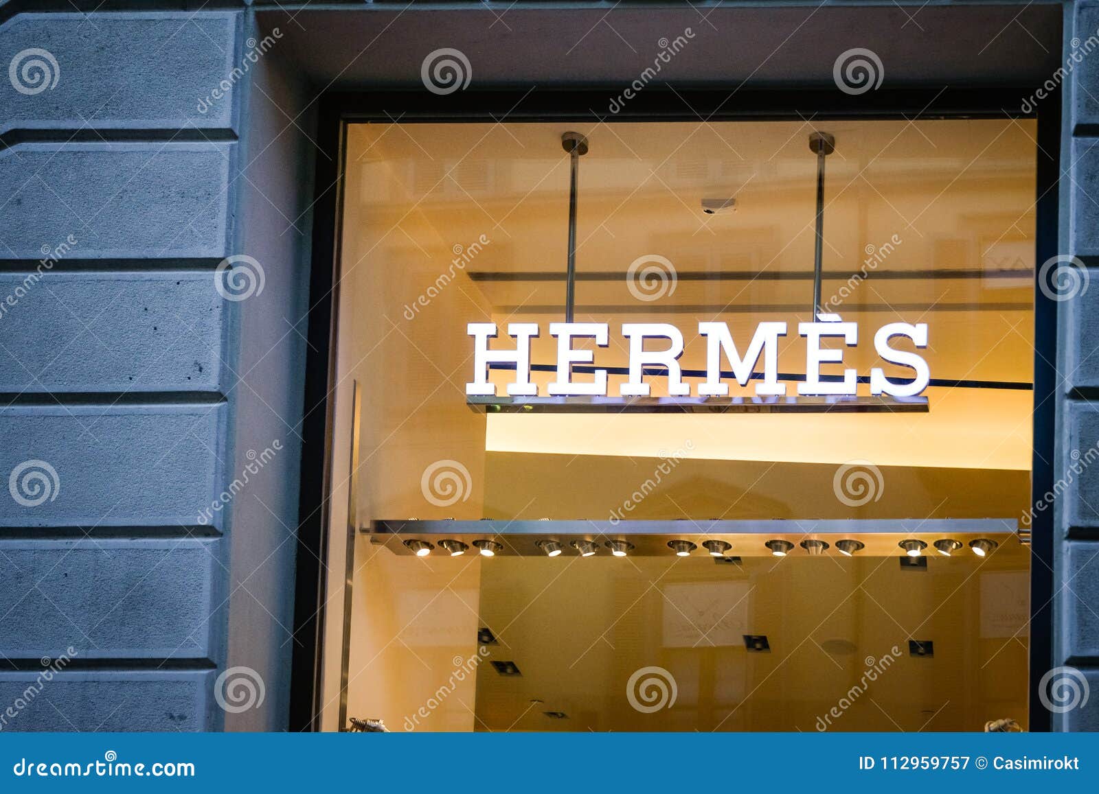 Milan, Italy - September 24, 2017: Hermes Store In Milan. Fashi Editorial Photography - Image of ...
