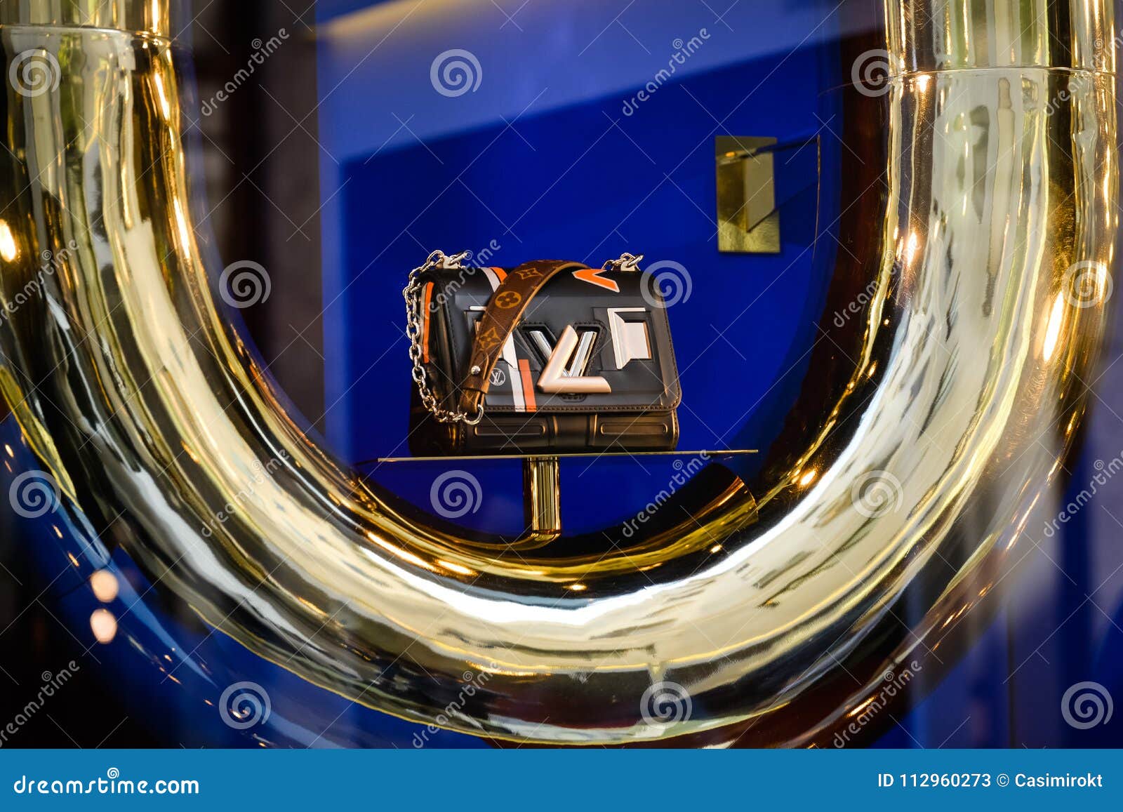 Milan, Italy - September 24, 2017: Louis Vuitton Bag In A Louis Editorial Stock Photo - Image of ...