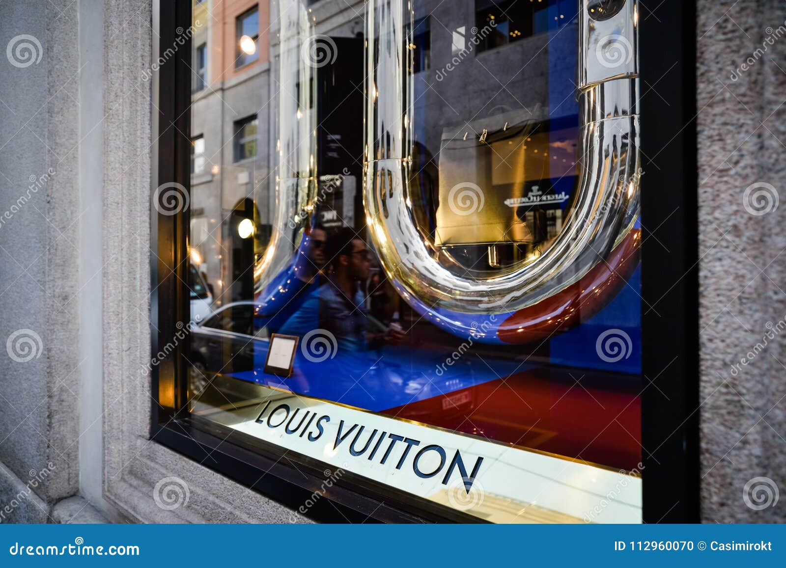 Milan, Italy - September 24, 2017: Louis Vuitton Store In Milan Editorial Image - Image of ...