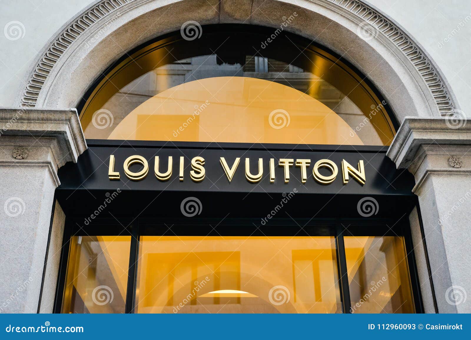 Louis Vuitton Clothing Store in Rome Editorial Photo - Image of