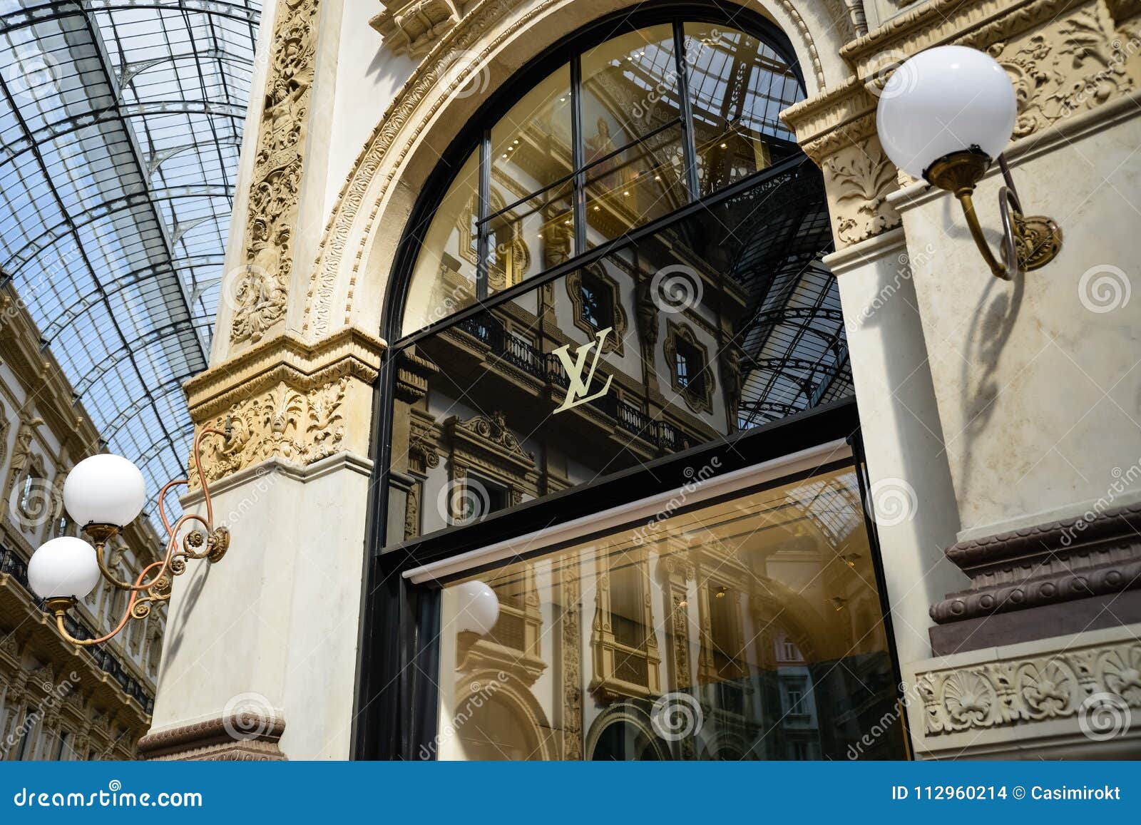 Milan, Italy - September 24, 2017: Louis Vuitton Store In Milan Editorial Stock Image - Image of ...